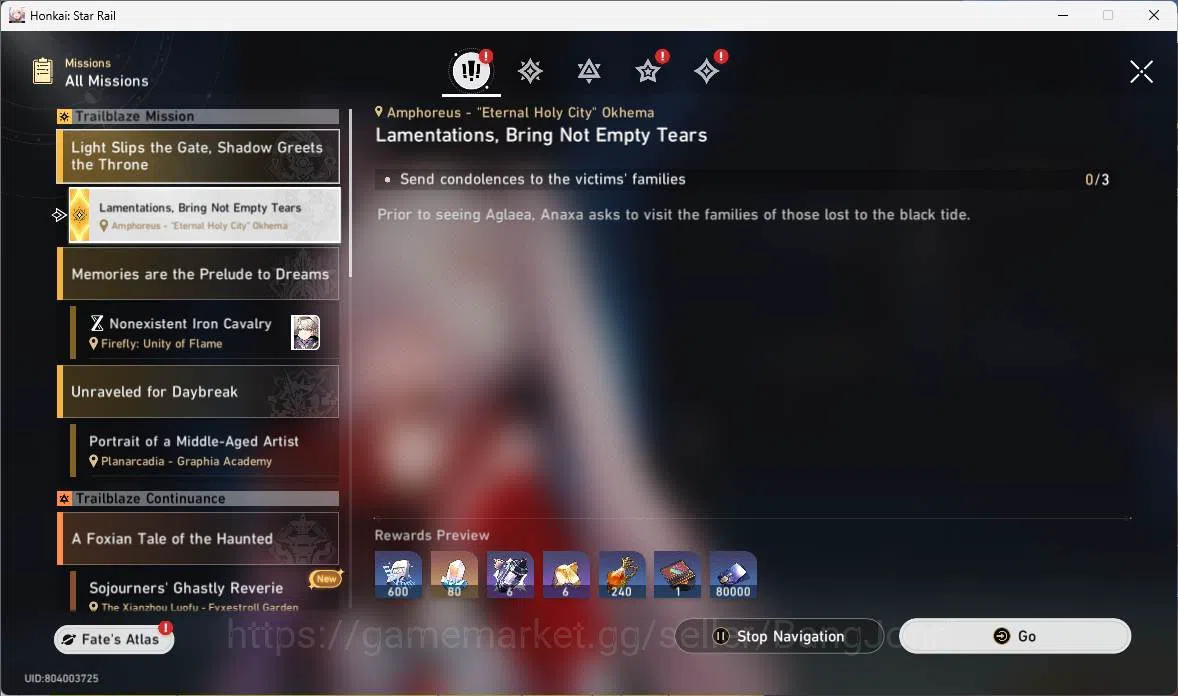 Honkai Star Rail Accounts Others ASIA|TL 66|11 Limit|PremTeam 6