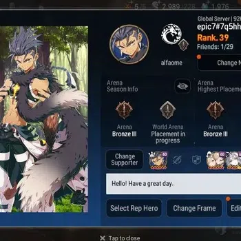 Epic Seven Accounts Starter Global Unverif|Starter|6ML(S.Taeyou,RnL,Vildred Etc.)+Aube|PoH+Bless ON|CHECK SS|Stove(ES913Z)