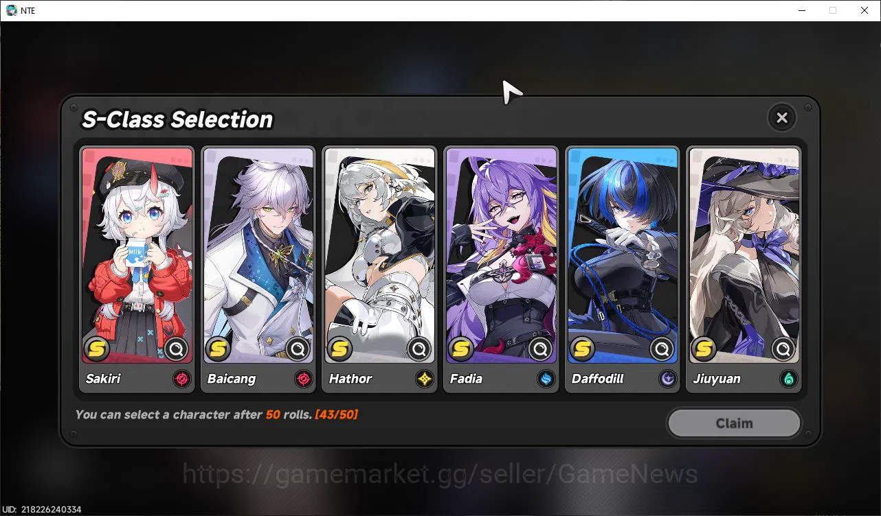 Neverness to Everness Accounts GLOBAL EU|HL 3|1 SSR Limited Nanally + 5 SR [Aurel image 4
