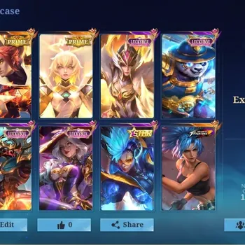 Mobile Legends: Bang Bang Accounts Others Global|402 Skin|Exalted|PRIME Yuzhong Beatrix,Luckybox Alice Akai Freya