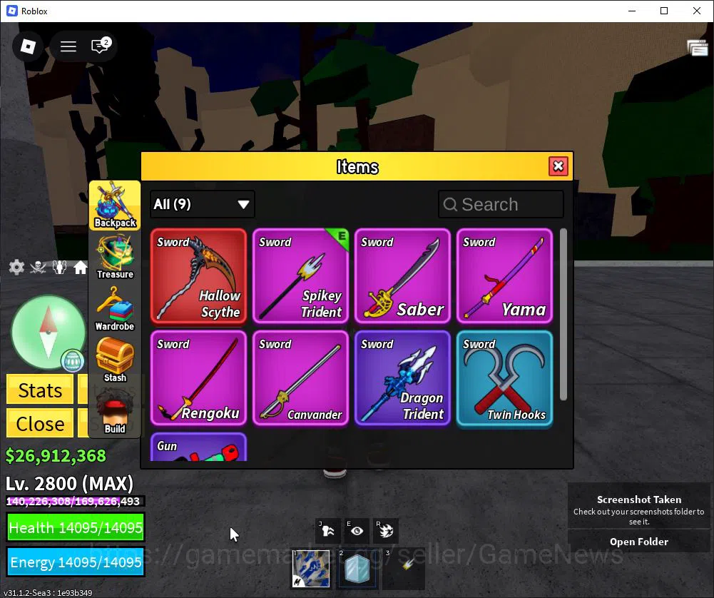 Roblox Accounts Blox Fruit |Lv Max + Ice,GodHuman|26M Beli 64K Frag|1 Myth Weap 7 Legend Fruit |Human V1|Unverif(RBL925) 2