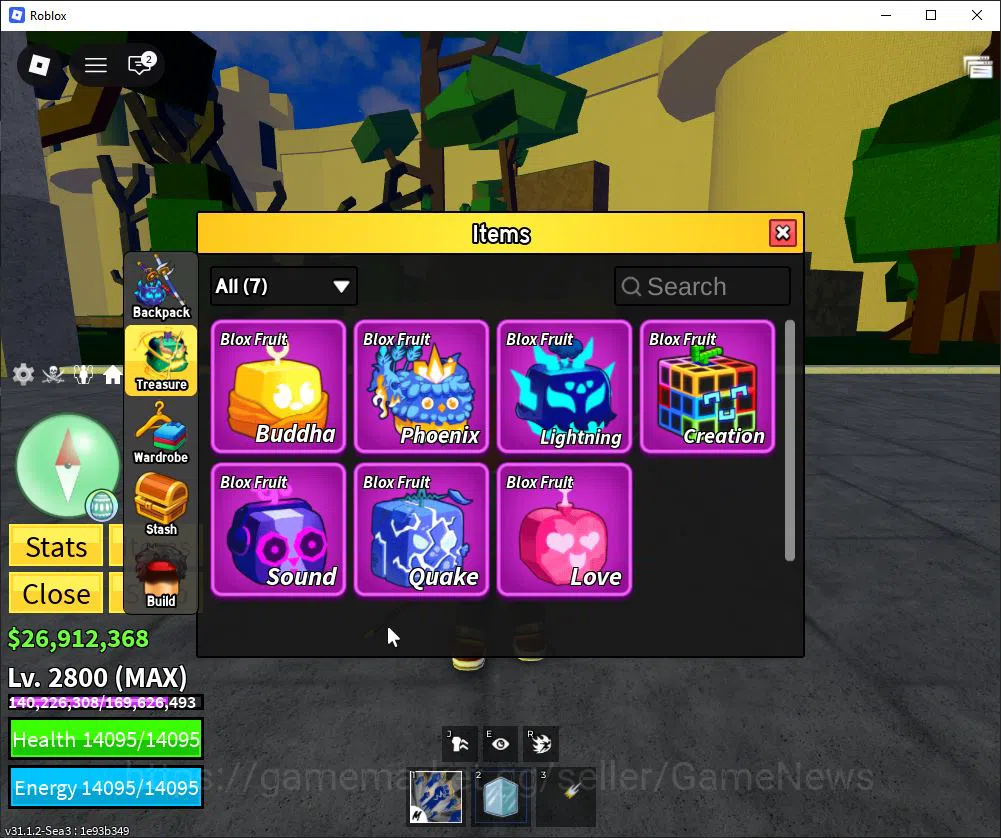 Roblox Accounts Blox Fruit |Lv Max + Ice,GodHuman|26M Beli 64K Frag|1 Myth Weap 7 Legend Fruit |Human V1|Unverif(RBL925) 3