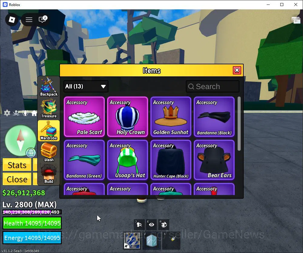 Roblox Accounts Blox Fruit |Lv Max + Ice,GodHuman|26M Beli 64K Frag|1 Myth Weap 7 Legend Fruit |Human V1|Unverif(RBL925) 4