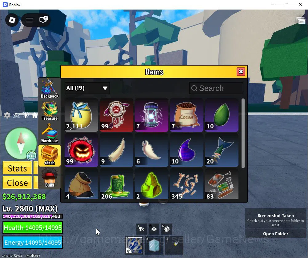 Roblox Accounts Blox Fruit |Lv Max + Ice,GodHuman|26M Beli 64K Frag|1 Myth Weap 7 Legend Fruit |Human V1|Unverif(RBL925) 6