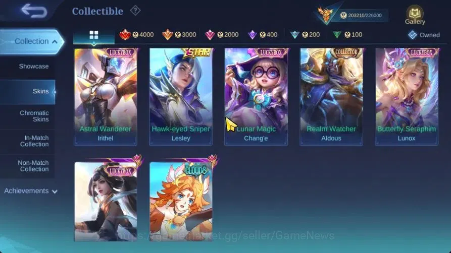 Mobile Legends: Bang Bang Accounts Hero 133|Skin 497|Legend Saber,Aspirant[Ruby,Fanny image 11