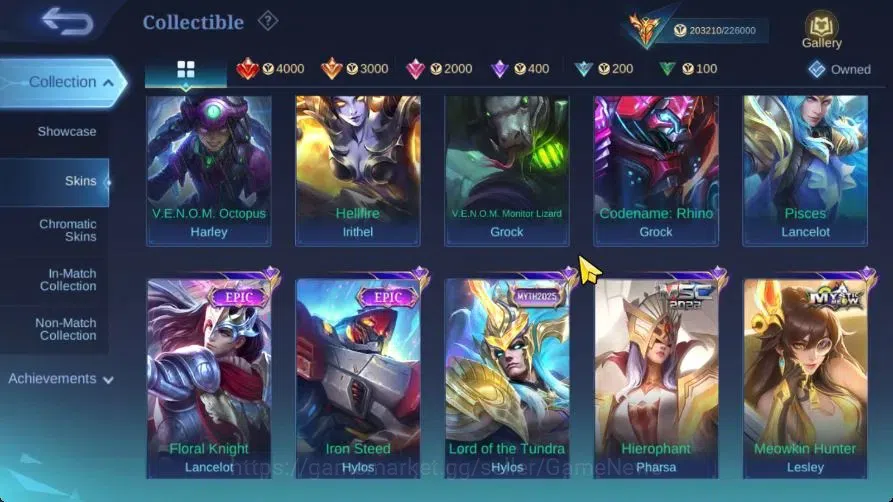 Mobile Legends: Bang Bang Accounts Hero 133|Skin 497|Legend Saber,Aspirant[Ruby,Fanny image 17