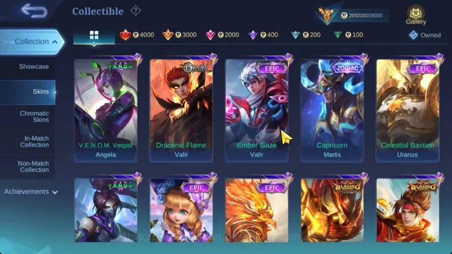 Mobile Legends: Bang Bang Accounts Hero 133|Skin 497|Legend Saber,Aspirant[Ruby,Fanny image 18