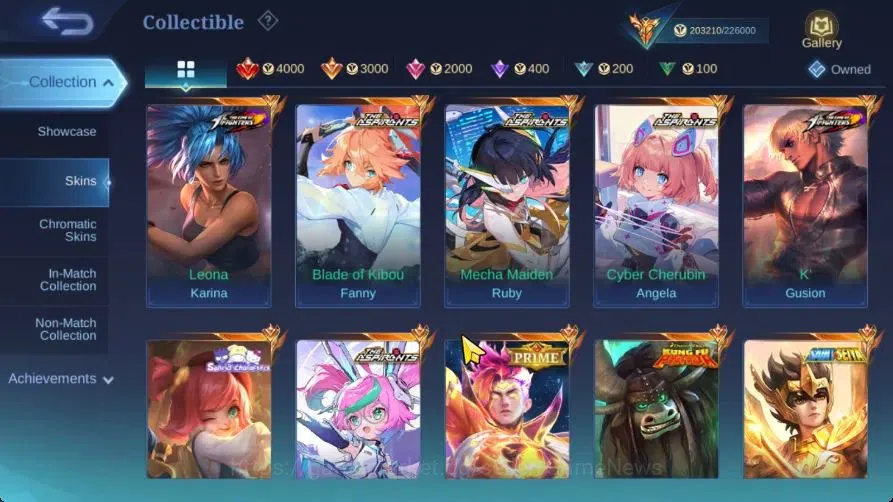 Mobile Legends: Bang Bang Accounts Hero 133|Skin 497|Legend Saber,Aspirant[Ruby,Fanny image 6