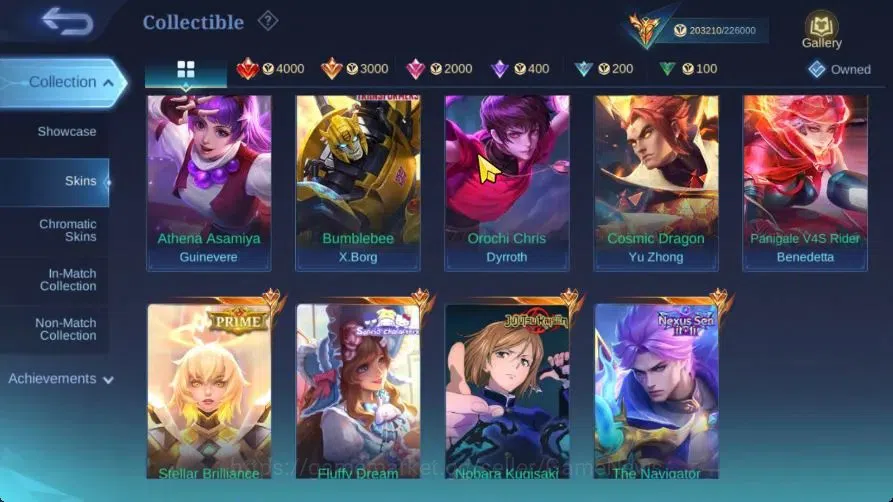 Mobile Legends: Bang Bang Accounts Hero 133|Skin 497|Legend Saber,Aspirant[Ruby,Fanny image 8