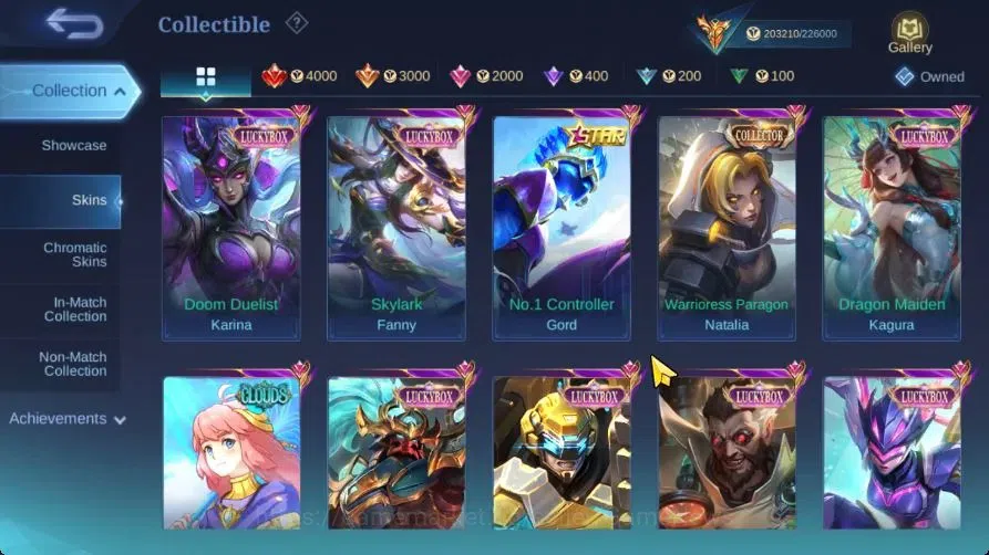Mobile Legends: Bang Bang Accounts Hero 133|Skin 497|Legend Saber,Aspirant[Ruby,Fanny image 9