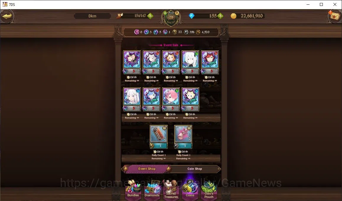 The Seven Deadly Sins: Grand Cross Accounts Global|1,5M CC|155 Dm+102 Ls|1 LR+1 UR+Collab Re Z image 11
