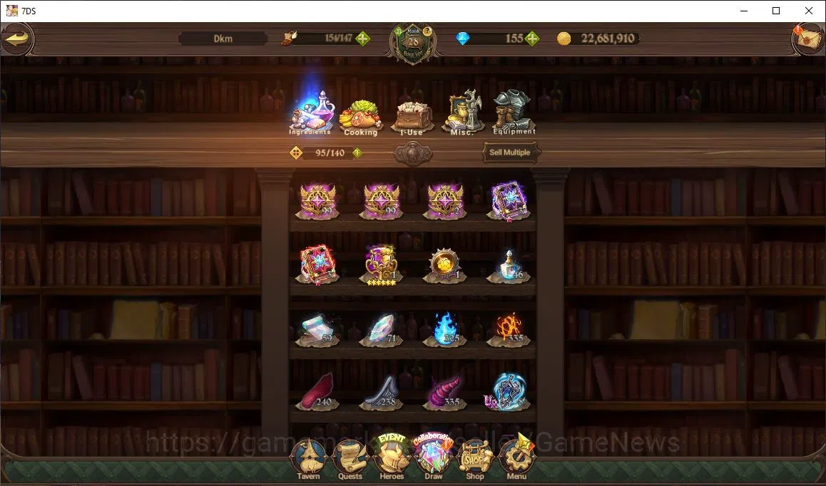 The Seven Deadly Sins: Grand Cross Accounts Global|1,5M CC|155 Dm+102 Ls|1 LR+1 UR+Collab Re Z image 13