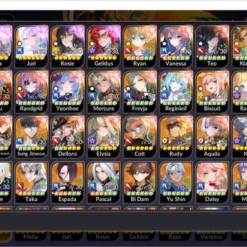 Seven Knights Re:Birth Accounts GLOBAL SEA Sv79| Full 5/5 ex-7k| 28TC6