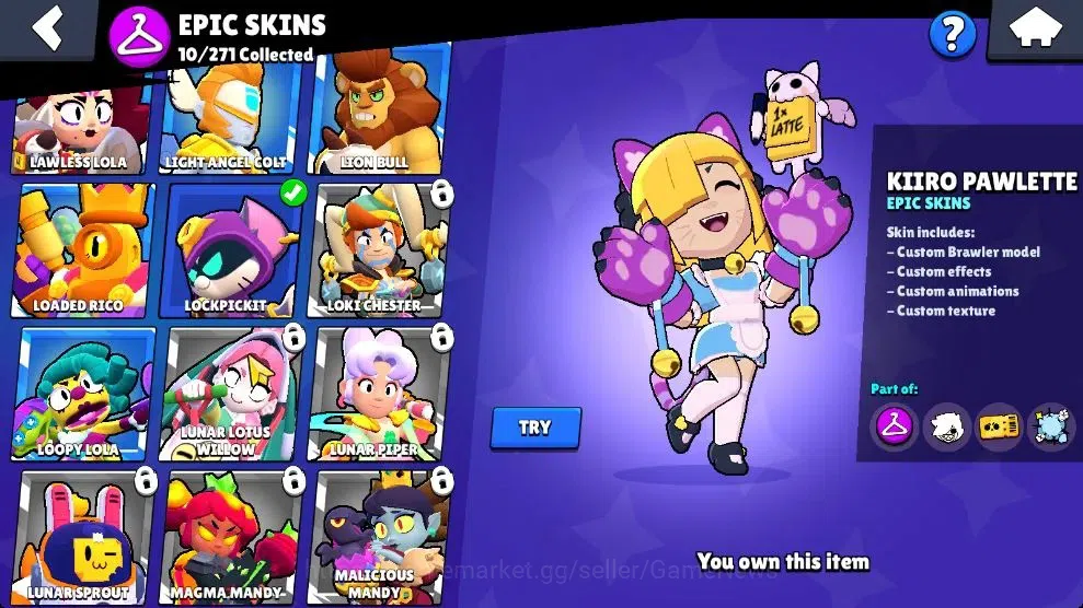 Brawl Stars Accounts 3794 Trophy|33 Brawlers 5 Max Lvl [Mortis,Emz,Etc] image 11