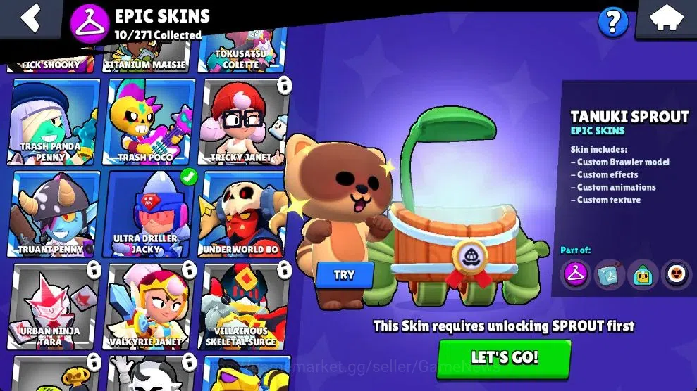 Brawl Stars Accounts 3794 Trophy|33 Brawlers 5 Max Lvl [Mortis,Emz,Etc] image 13