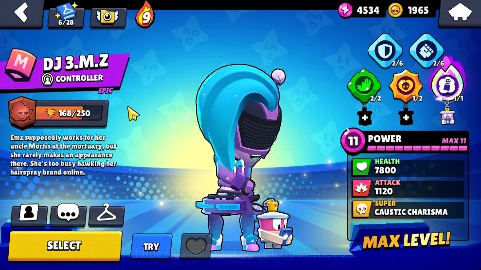 Brawl Stars Accounts 3794 Trophy|33 Brawlers 5 Max Lvl [Mortis,Emz,Etc] image 19