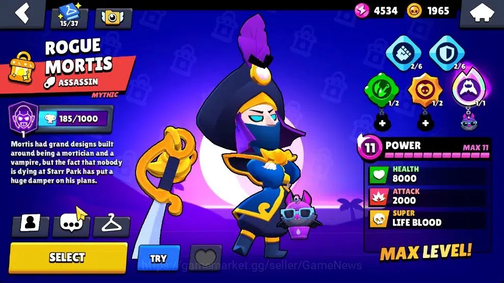 Brawl Stars Accounts 3794 Trophy|33 Brawlers 5 Max Lvl [Mortis,Emz,Etc] image 20