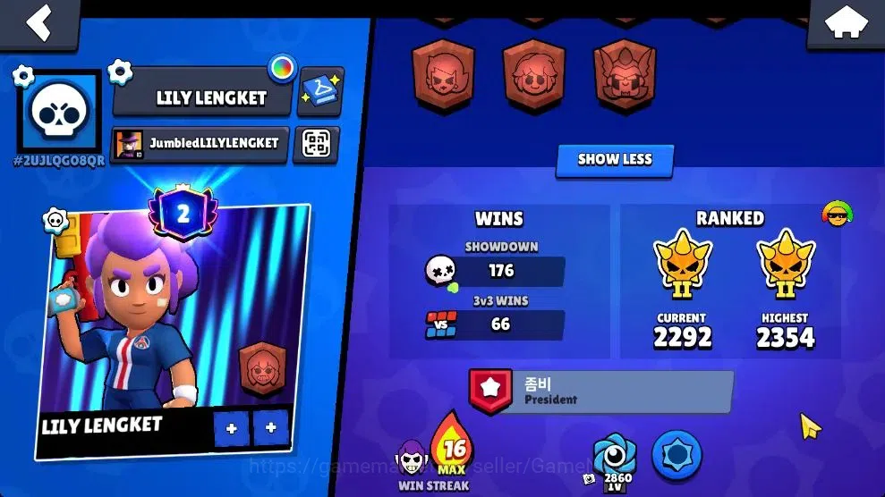 Brawl Stars Accounts 3794 Trophy|33 Brawlers 5 Max Lvl [Mortis,Emz,Etc] image 4