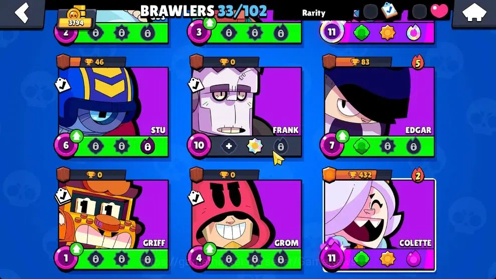 Brawl Stars Accounts 3794 Trophy|33 Brawlers 5 Max Lvl [Mortis,Emz,Etc] image 7