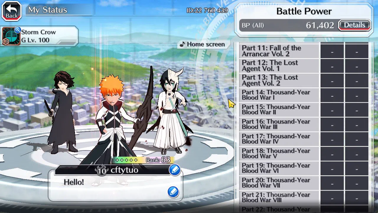Bleach: Brave Souls Accounts [GLOBAL]20K Orbs+Fresh Story|UnleasedVer Halibel,S image 19