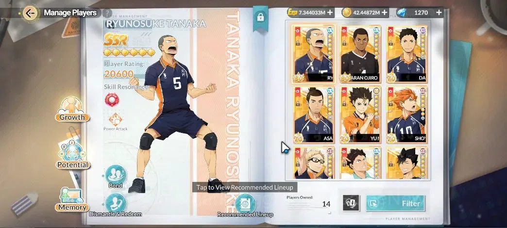 HAIKYU!! FLY HIGH Accounts SEA Lv59|4 SP [HinataR4,Nishinoya,Tsukishima,Tetsu image 4