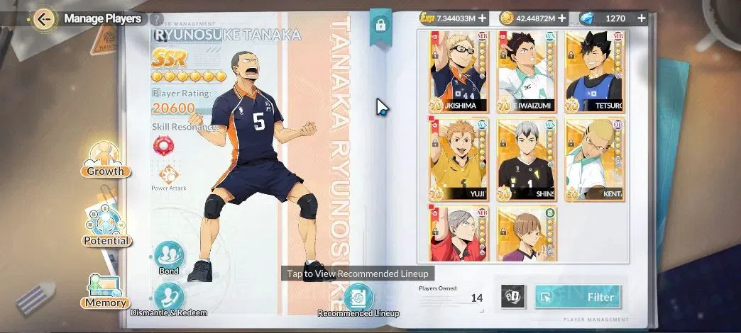 HAIKYU!! FLY HIGH Accounts SEA Lv59|4 SP [HinataR4,Nishinoya,Tsukishima,Tetsu image 5