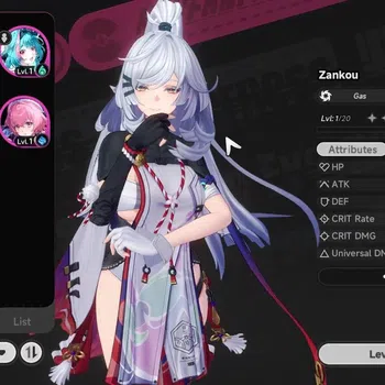 Neverness to Everness Accounts GLOBAL EU|HL 3|Prologue II|1 S-Class 1 Limit [Zankou+Skin]|2 Glider [Scarlet