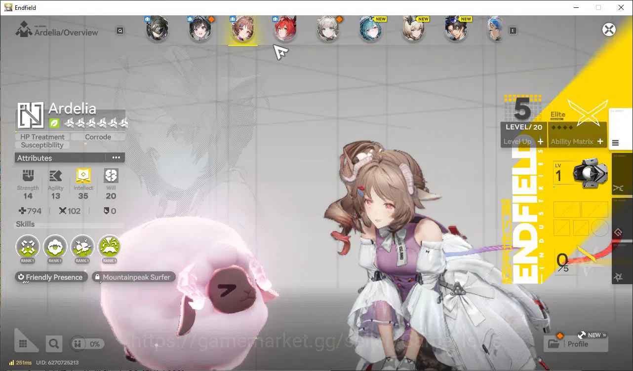 Arknights: Endfield Accounts NA/EU LVL 8 |Top Unit Operator (Laevatain&Ardelia) image 3