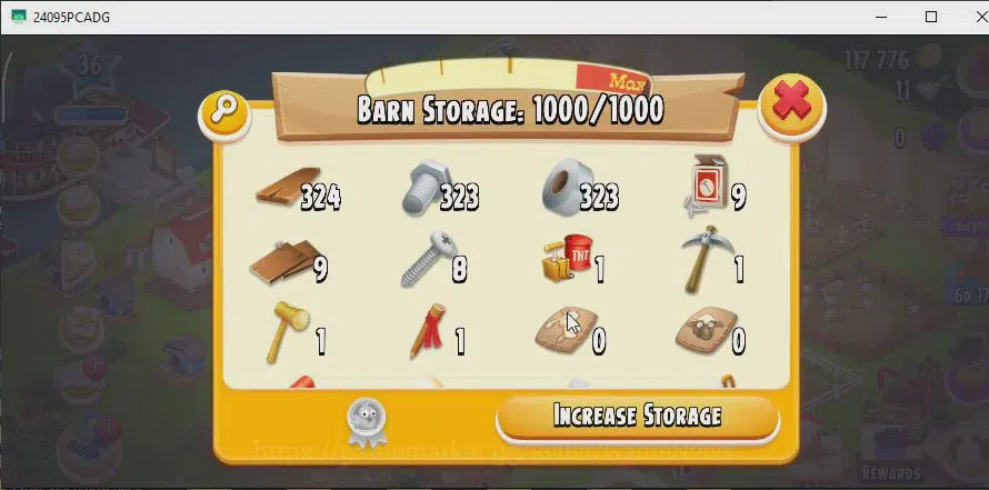 Hay Day Accounts Level 36 | Barn Storage 1000 + Silo Storage 500 | 117,7k Coins,11 Dm |CN ON|Log Supercell ID|Take 16