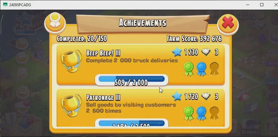 Hay Day Accounts Level 36 | Barn Storage 1000 + Silo Storage 500 | 117,7k Coins,11 Dm |CN ON|Log Supercell ID|Take 18