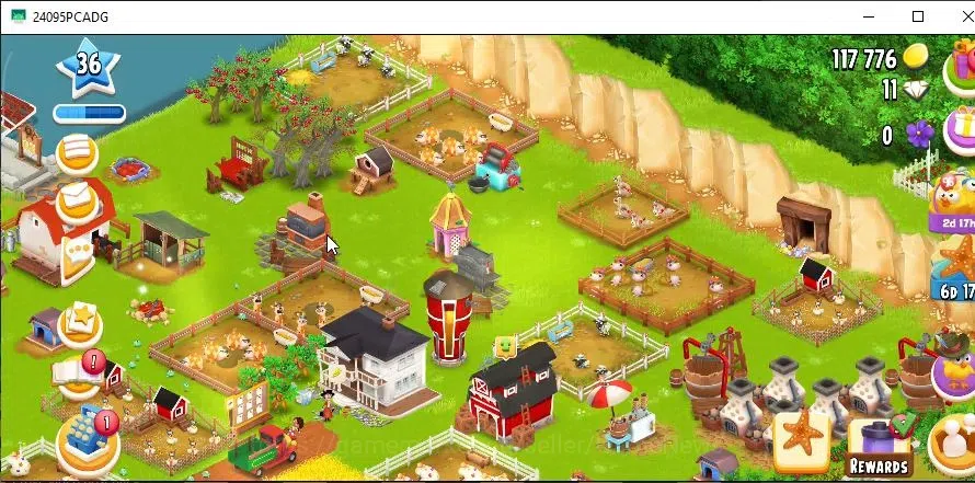 Hay Day Accounts Level 36 | Barn Storage 1000 + Silo Storage 500 | 117,7k Coins,11 Dm |CN ON|Log Supercell ID|Take 3