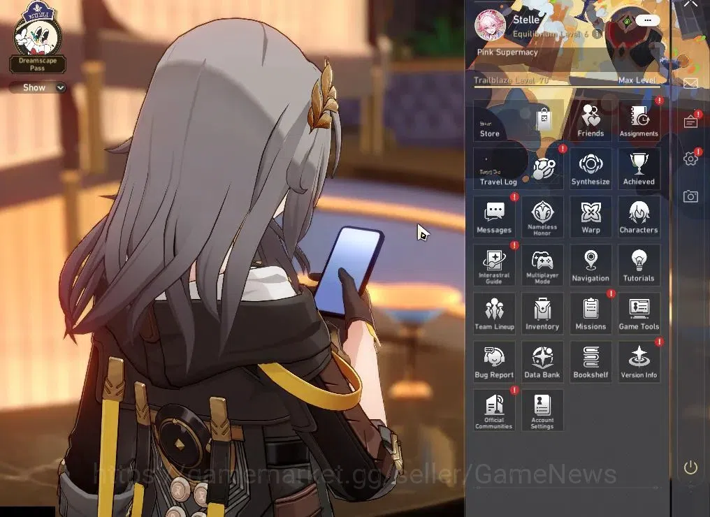 Honkai Star Rail Accounts Asia|TL 70|9 Limited|(AcheronE2,CyreneE2,Evanescia image 1