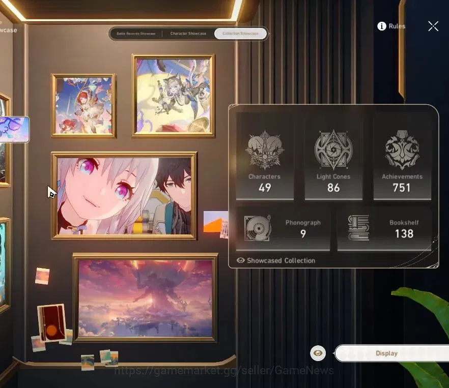 Honkai Star Rail Accounts Asia|TL 70|9 Limited|(AcheronE2,CyreneE2,Evanescia image 3