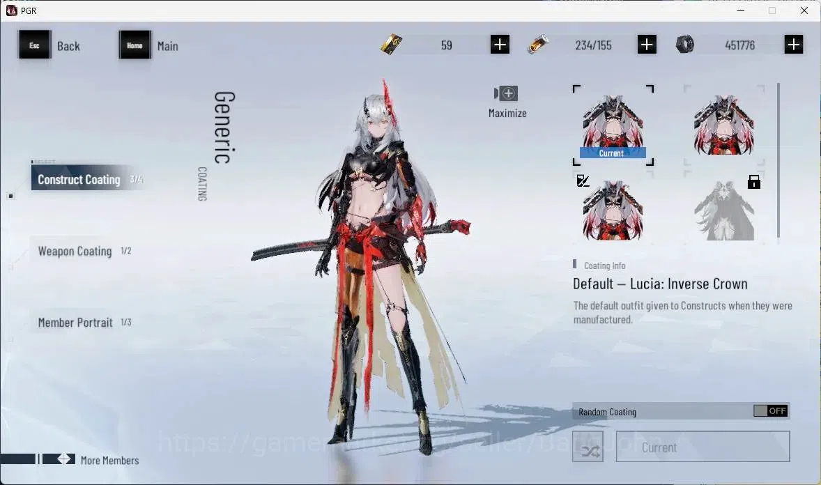 Punishing: Gray Raven Accounts ASIA | Lv 56 |S Lucia IC,S Lucia CW,S Crocotta,S L image 9