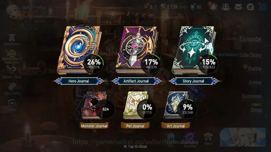 Epic Seven Accounts GLOBAL Unverif|New Era|7 ML(BArunka,NMLuna,BWIseri image 4