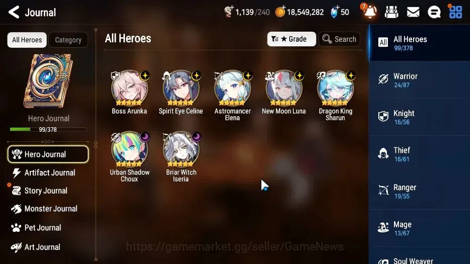 Epic Seven Accounts GLOBAL Unverif|New Era|7 ML(BArunka,NMLuna,BWIseri image 6