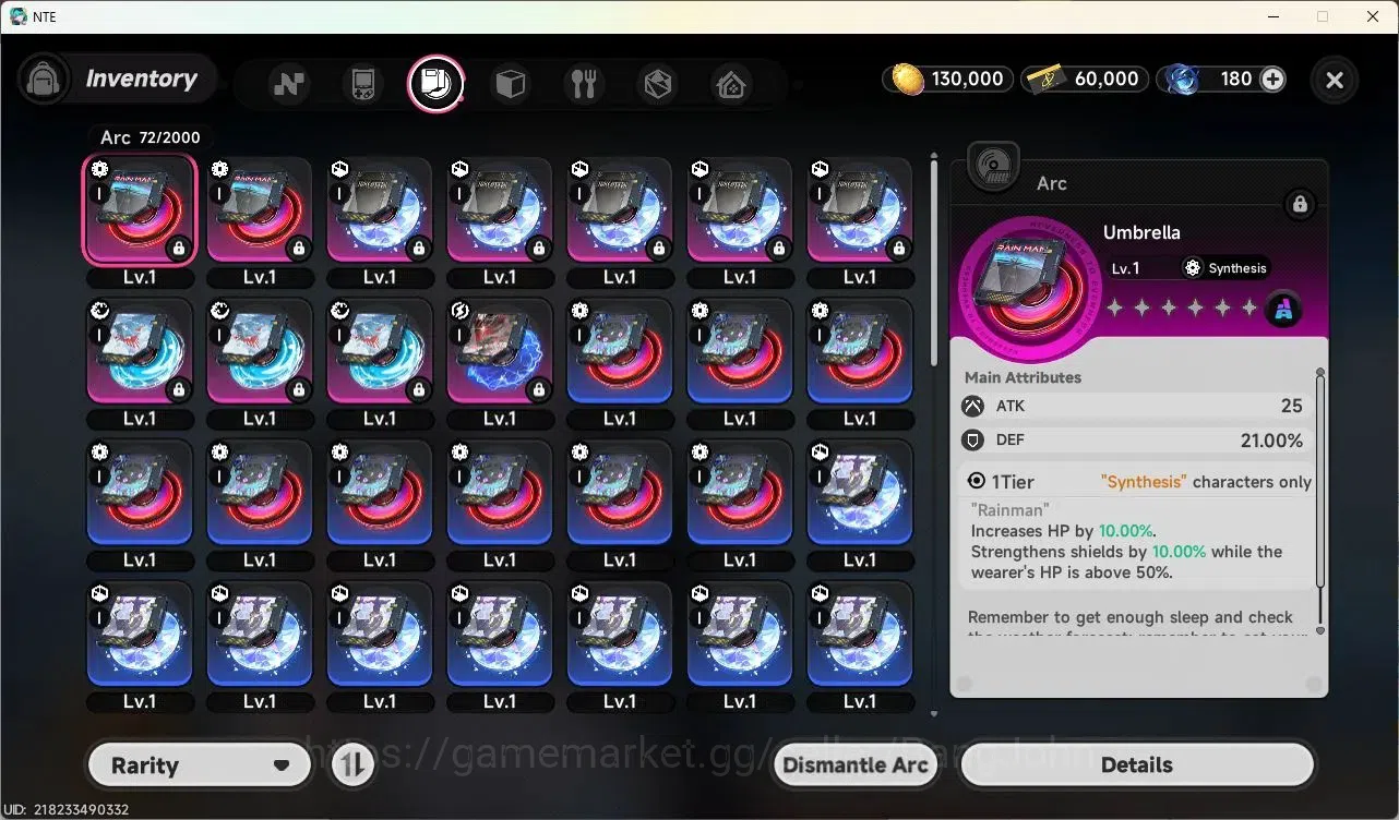 Neverness to Everness Accounts EU|Starter LVL 3, Nanally, 6 Char, MC male, Select image 9
