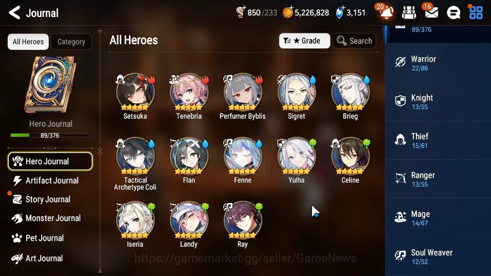 Epic Seven Accounts GBL Unverif|New Era|6 ML(LOTScales,F Cecilia,LR Kr image 13