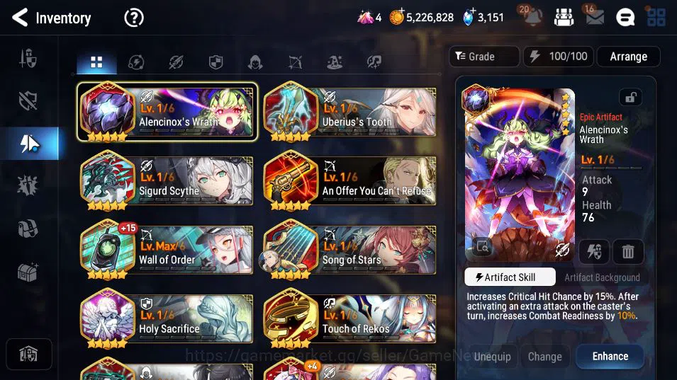 Epic Seven Accounts GBL Unverif|New Era|6 ML(LOTScales,F Cecilia,LR Kr image 9