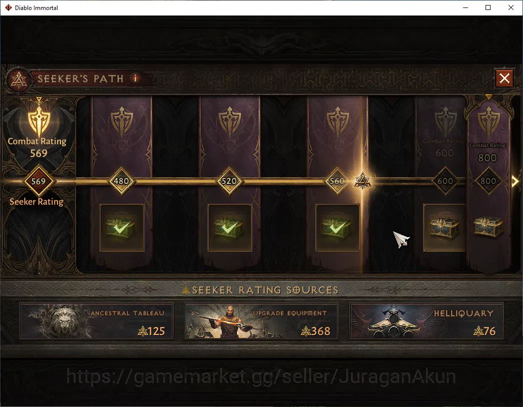 Diablo Immortal Accounts NA - Sescheron| Lv60(423)Druid| 31K CR|Reso 330 |  image 10