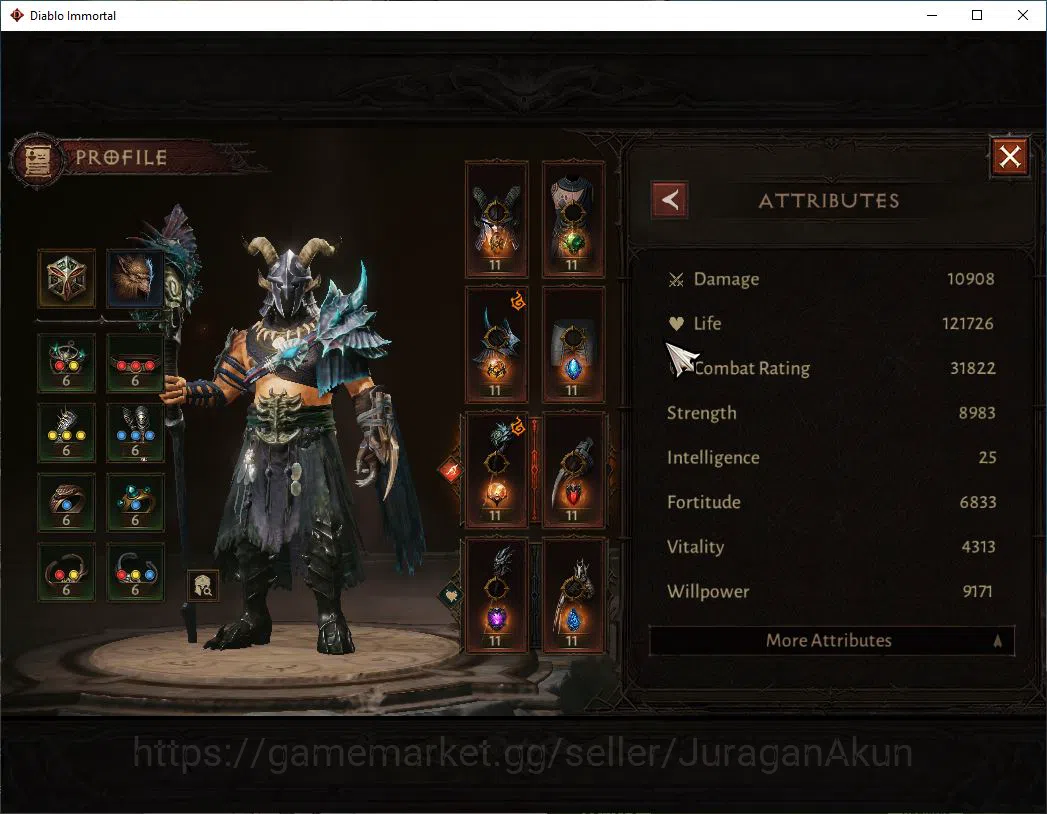 Diablo Immortal Accounts NA - Sescheron| Lv60(423)Druid| 31K CR|Reso 330 |  image 4
