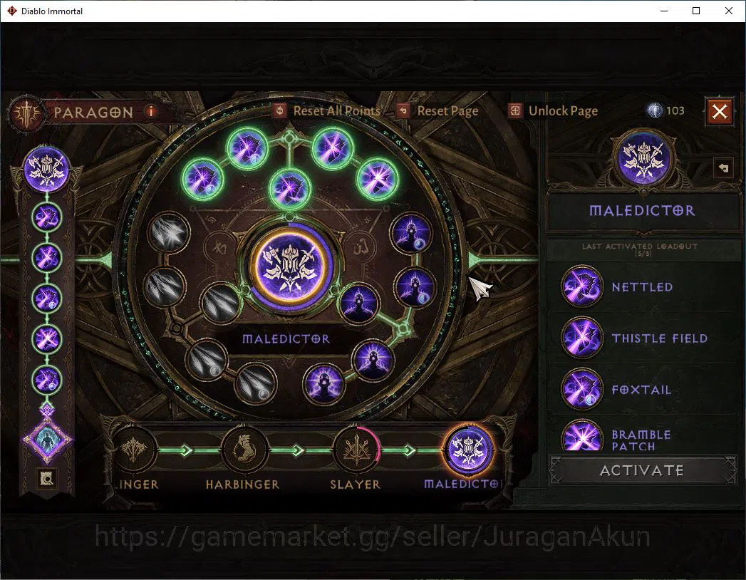 Diablo Immortal Accounts NA - Sescheron| Lv60(423)Druid| 31K CR|Reso 330 |  image 9