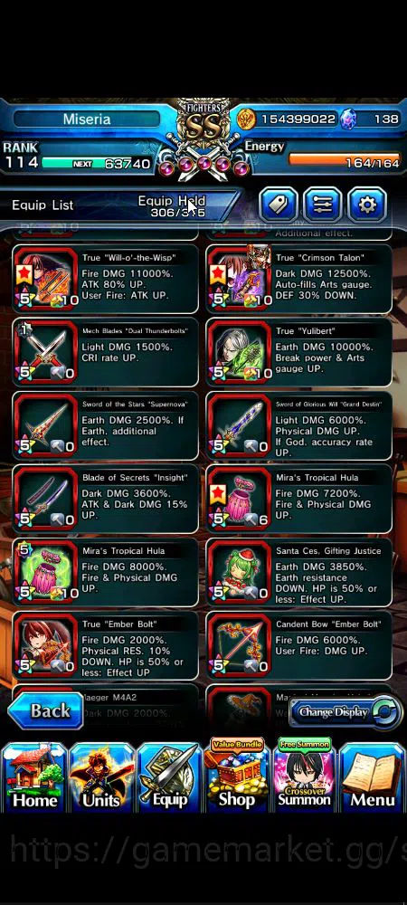 Grand Summoners Accounts Global|Rank 114|31 Ascend|[Inumuta,Shadow,Madoka,I image 15