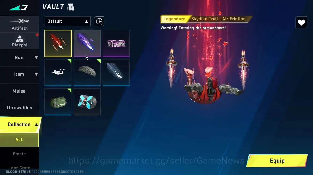 Blood Strike Accounts ASIA|ETERNAL AUG-Empyrean Lv3|Legendary MP5-Blight image 9