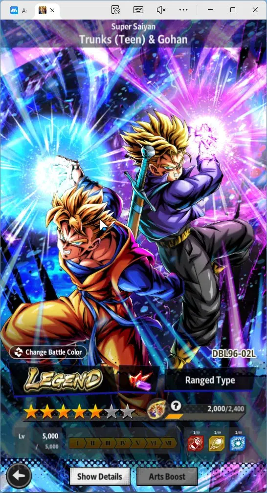 Dragon Ball Legends Accounts Global |Lvl 157|336M Total Power|2.7K CC|5 UL|3 LR image 7