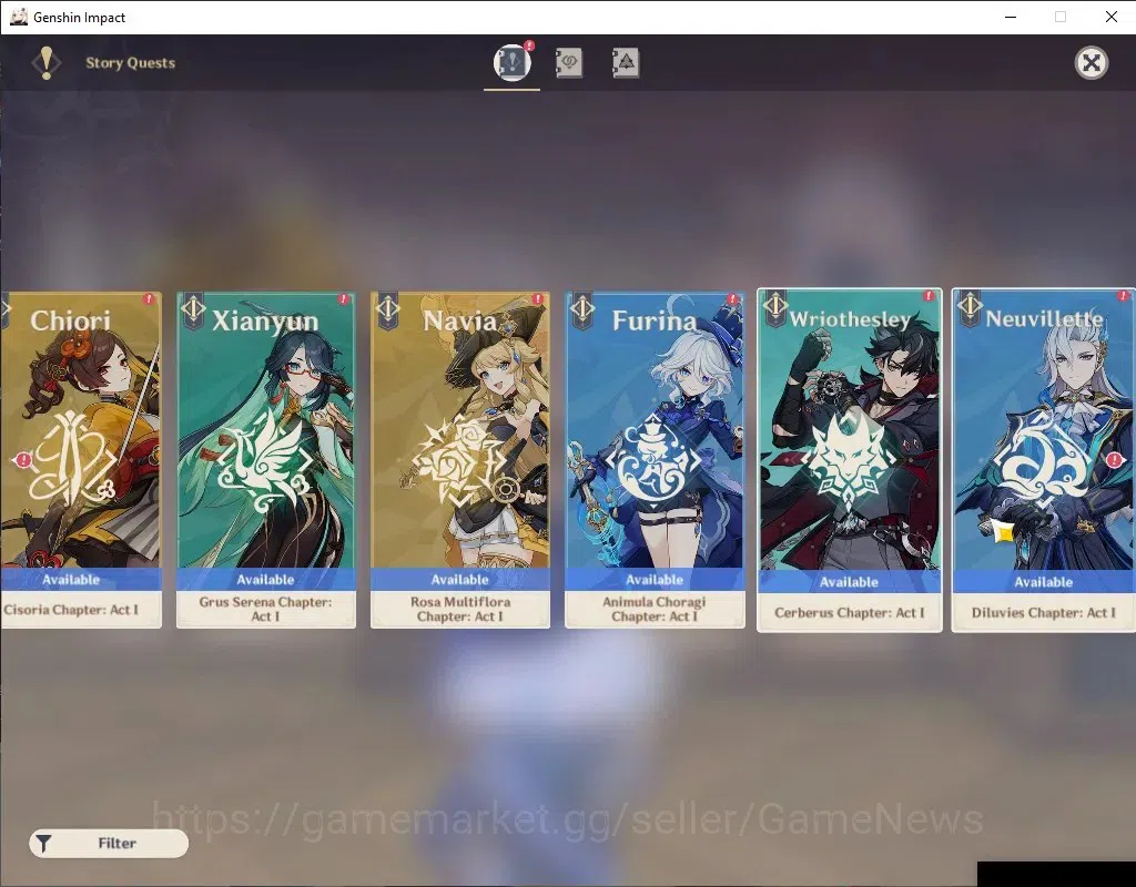 Genshin Impact Accounts ASIA|AR 56|7 Limited6(*5Wep)|[Flins,Neuvilette]+Si image 18