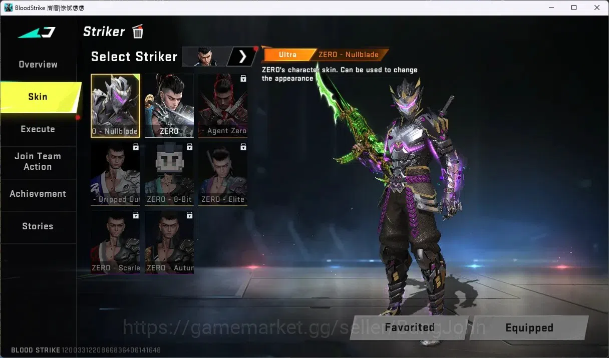 Blood Strike Accounts ASIA | 1 ULTRA MELEE: Lightblade-Limbo|Ultra Banda image 13