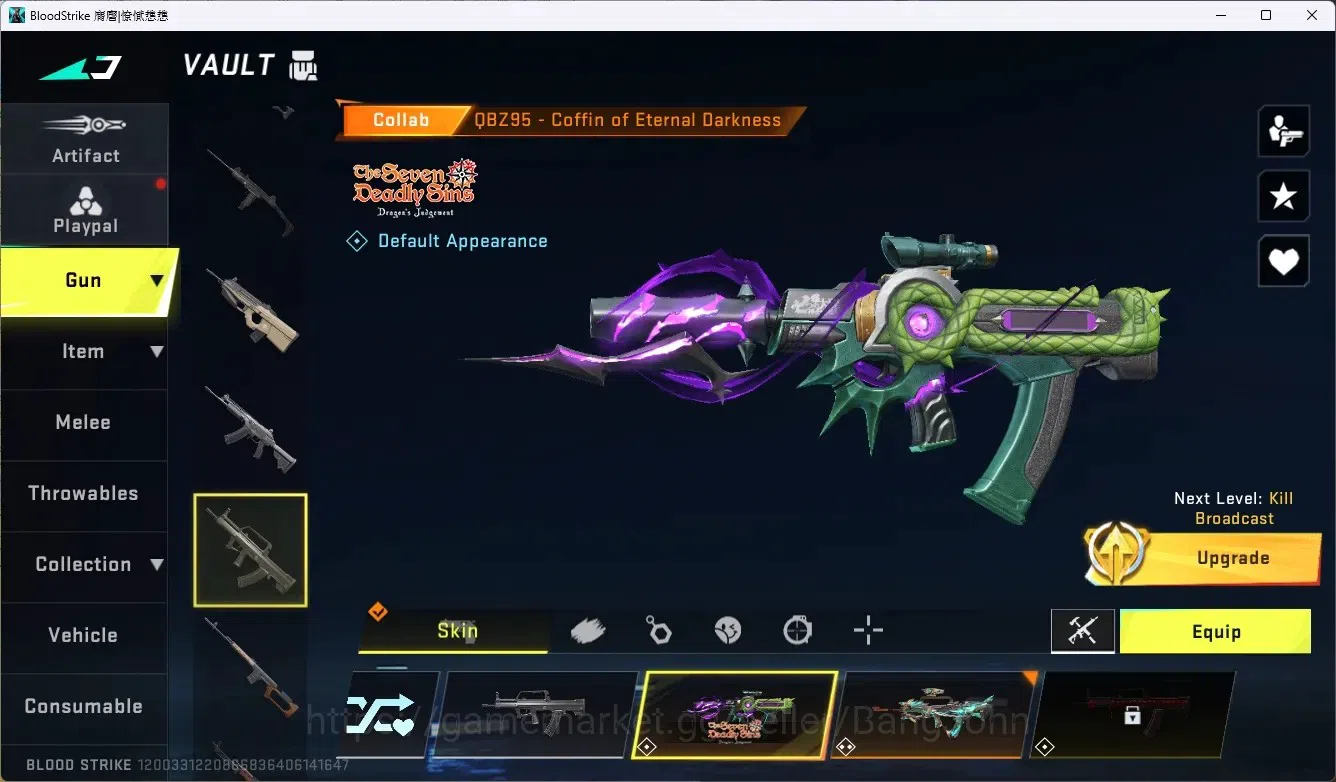 Blood Strike Accounts ASIA | 1 ULTRA MELEE: Lightblade-Limbo|Ultra Banda image 8