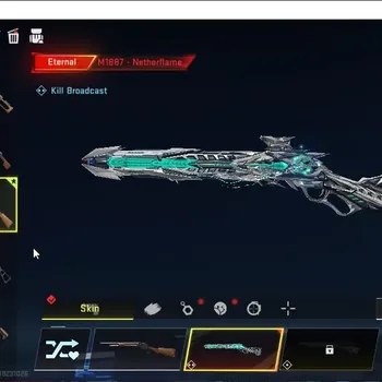 Blood Strike Accounts Rare Skin ASIA|ETERNAL M1887 Netherflame Lv2|Ultra Galil Knight Lv3,Raid Mask|Legendary M4A1