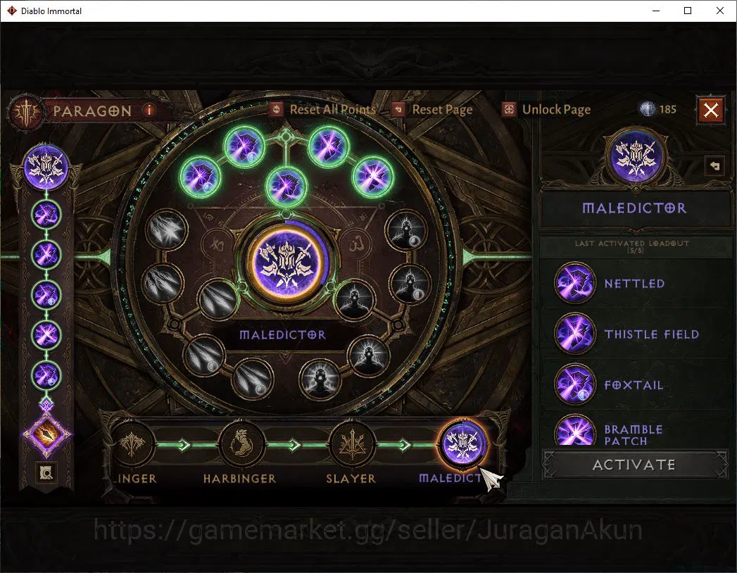 Diablo Immortal Accounts SEA - Vasily|Lv60(345) Tempest|31K CR|Reso 420 | I image 10